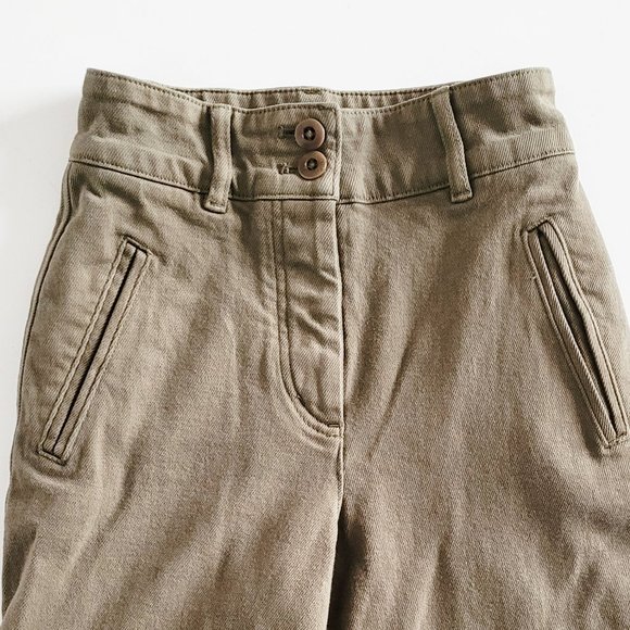 Aritzia Wilfred Free Army Green High-Rise Modern Cargo Utility Pants - Size 00 - Picture 5 of 12